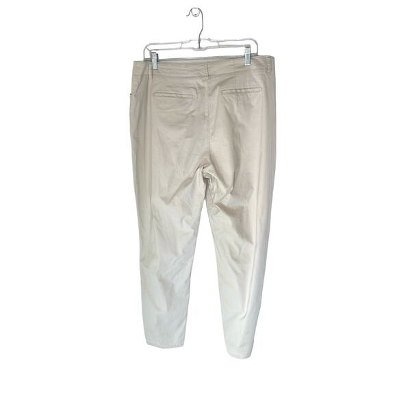 J. Jill Live in Chino Khaki Tan Casual Straight Leg Trouser‎ Pants Size 14 Tall - Picture 8 of 12